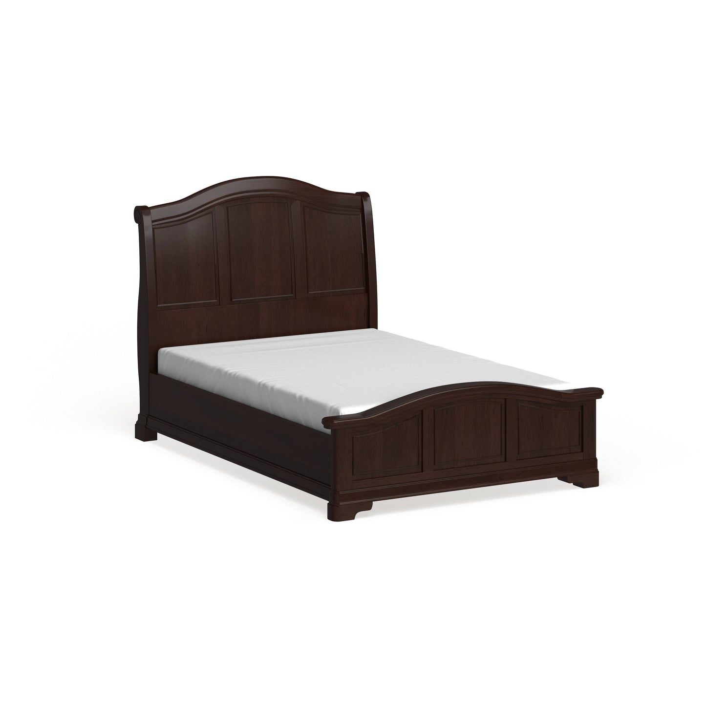 Conley Cherry Panel Bed-Queen