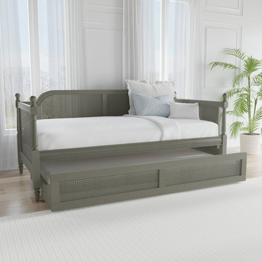 Daybed With Trundle - Twin Color: French Gray