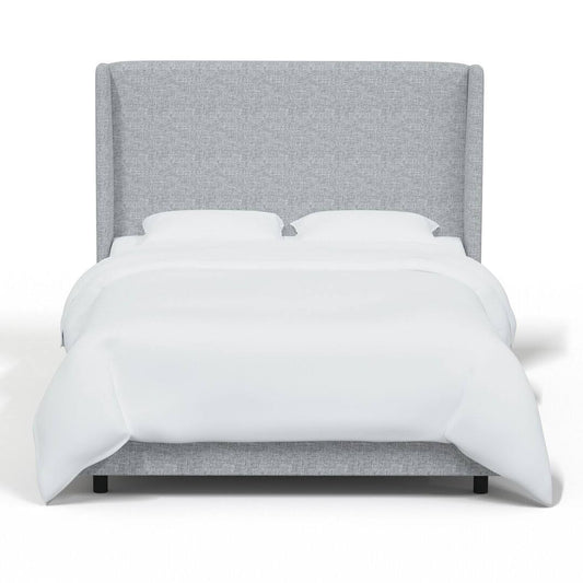 Upholstered Bed Size: Queen Color: Zuma White Textured Linen