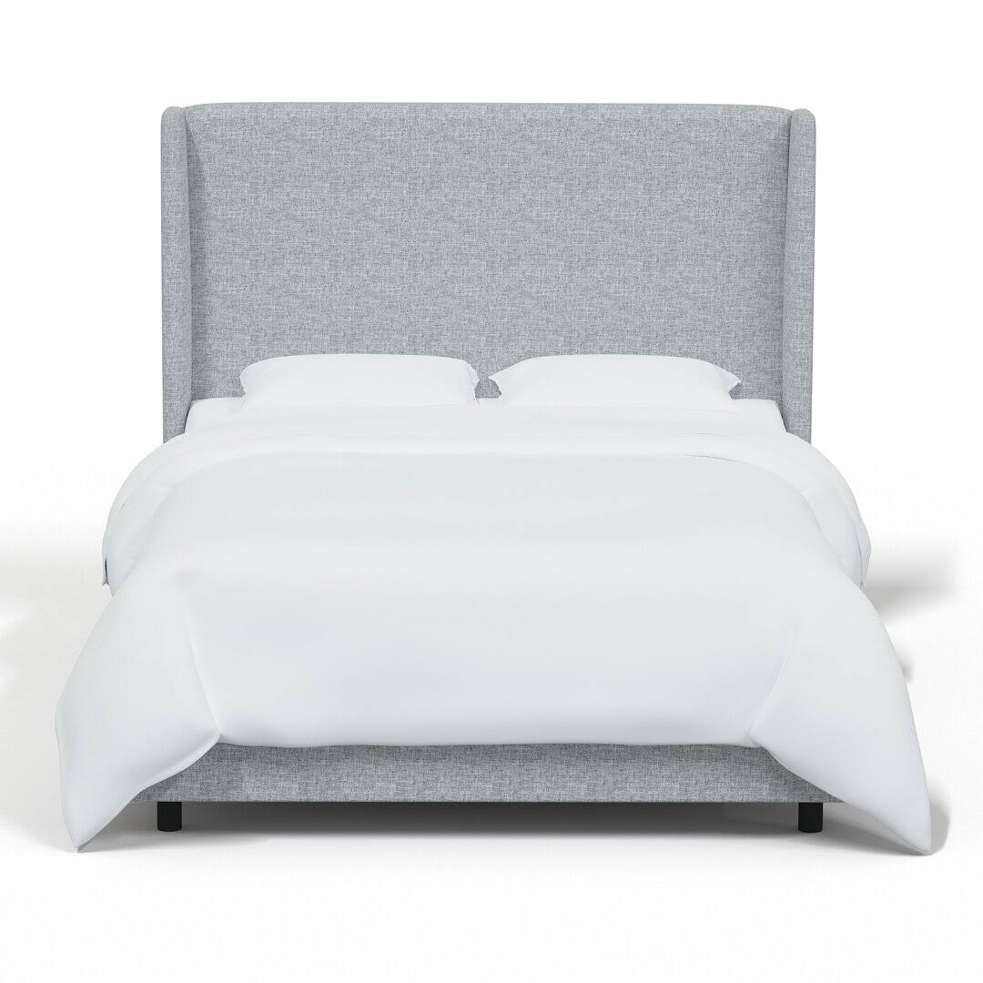 Upholstered Bed Color: Classic Talc Linen, Size: Queen