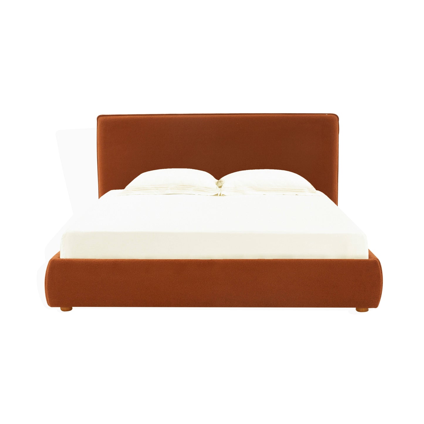 Callahan Linen Bed Ivory - Queen Size