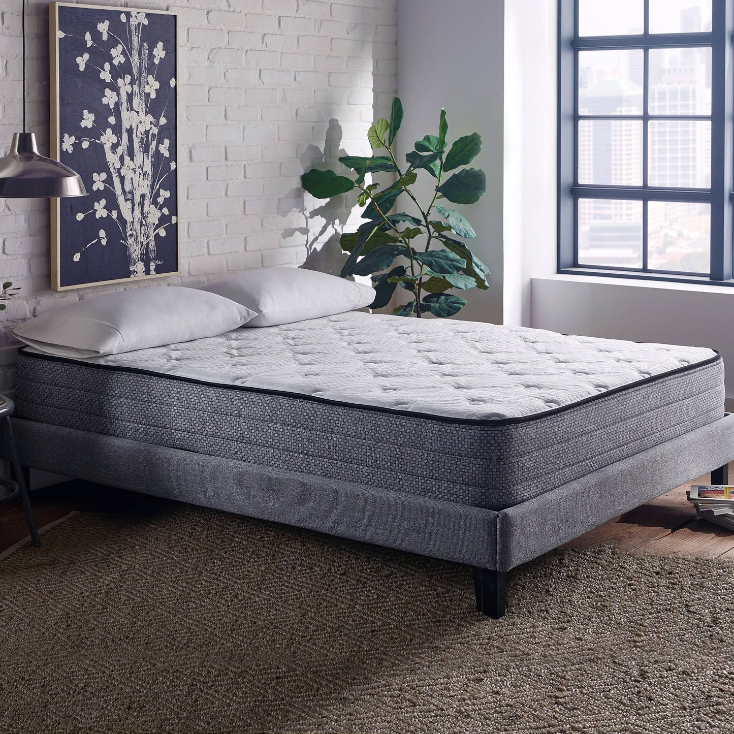 Twin Extra Long 12 Inch Cushion Firm Hybrid Mattress