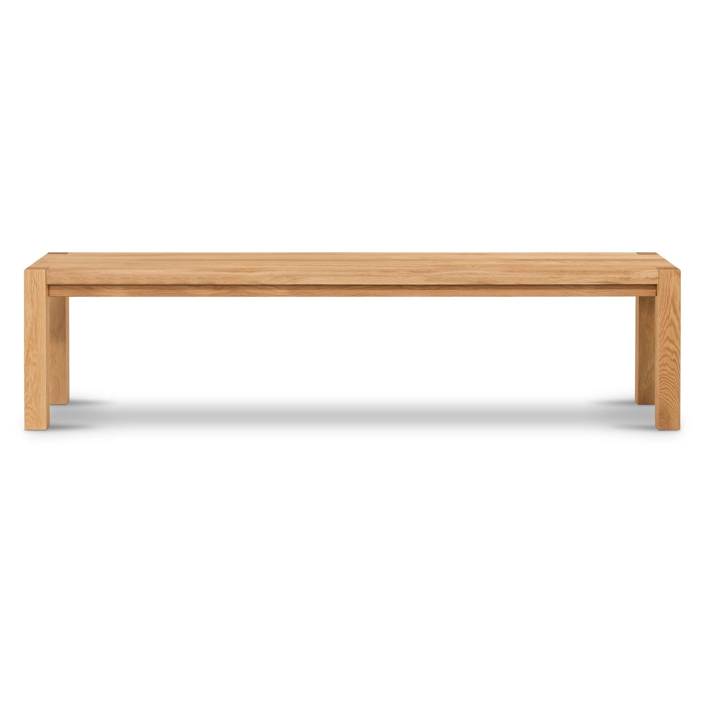 And Bark Festa 71 Solid American Oak Bench