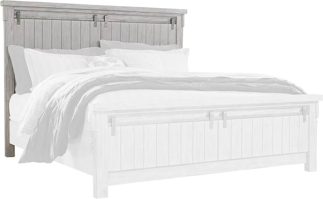 Brashland White King Panel Bed