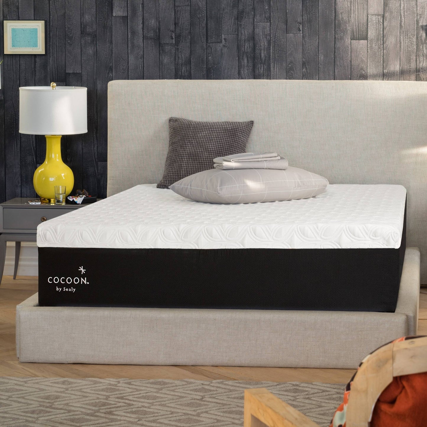 By  12 Medium Hybrid Mattress In A Box, Adult, Queen