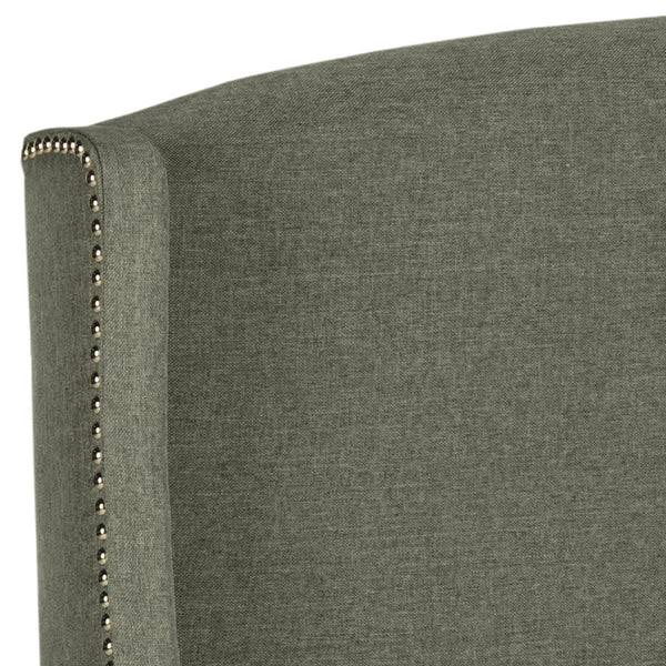 Austin Wingback Upholstered Headboard, Taupe, Queen