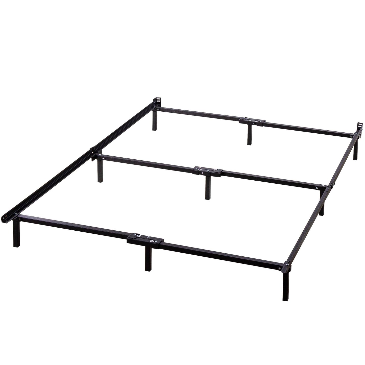 Compack Queen Black Metal Bed Frame