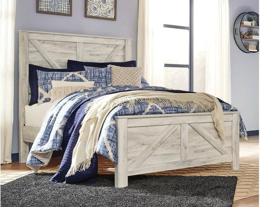 Bellaby Whitewash King Panel Bed