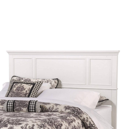 5530-501 Naples Queen Headboard, White Finish