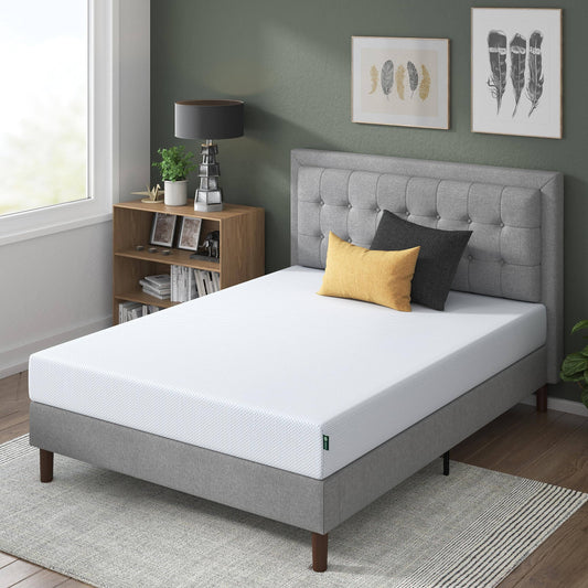 12 Gel-Infused Green Tea Memory Foam Mattress, King