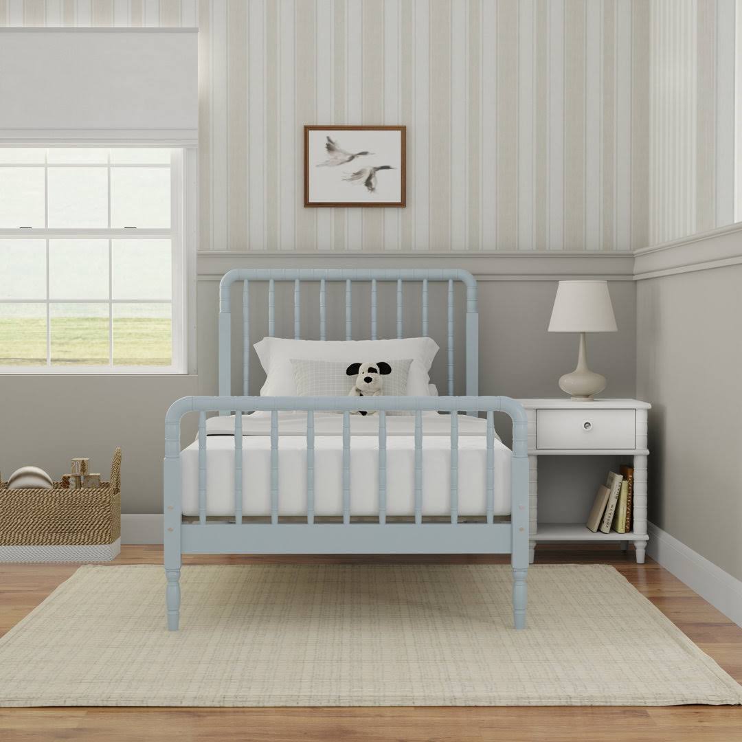 Blue Twin Spindle Bed