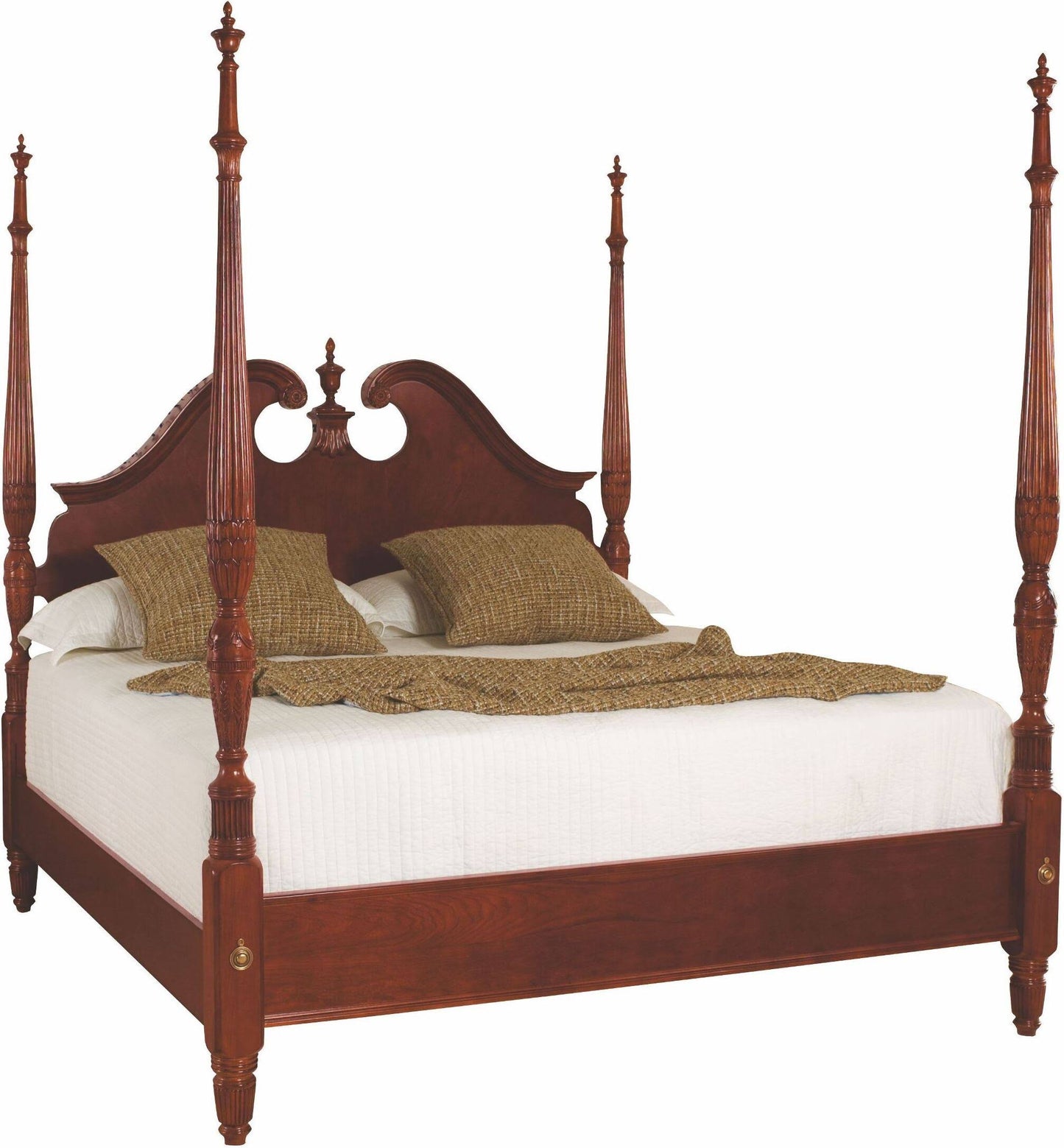 Cherry Grove Pediment Poster Bed