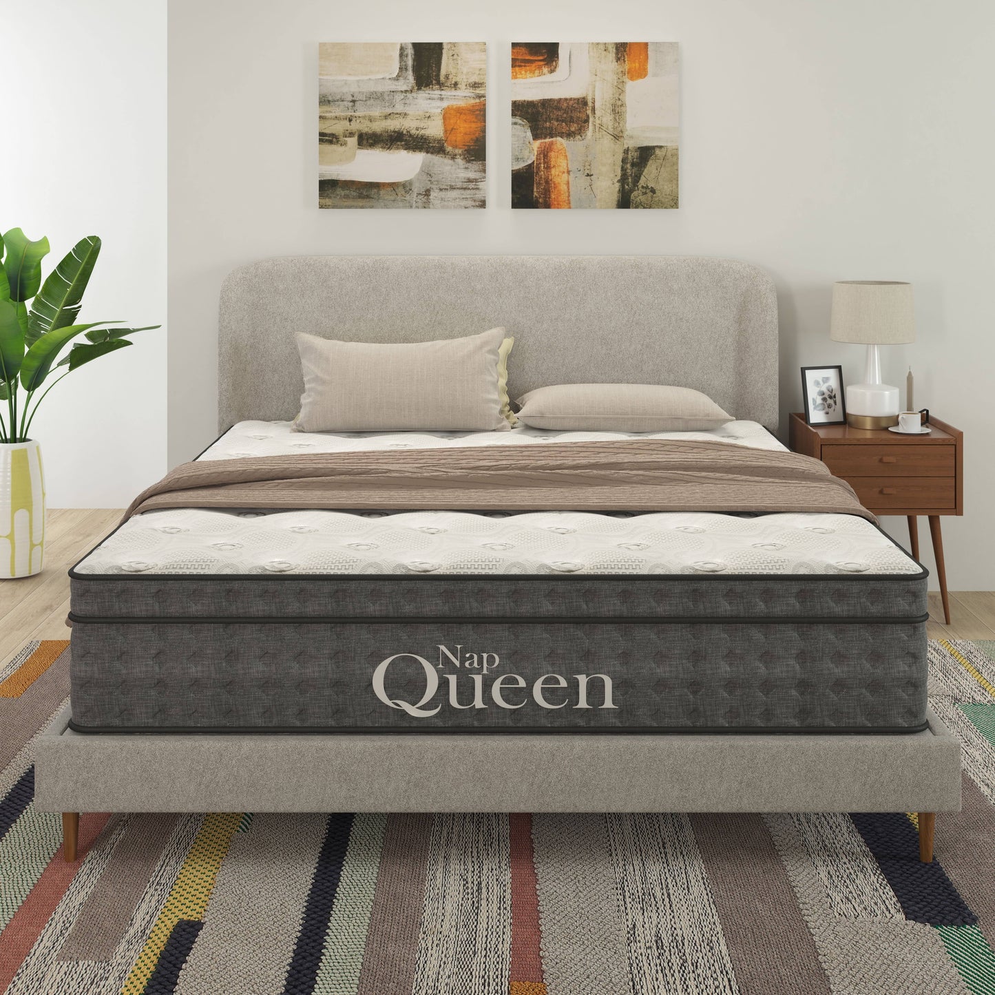 12 Victoria Hybrid Cooling Gel Memory Foam Mattress - Queen