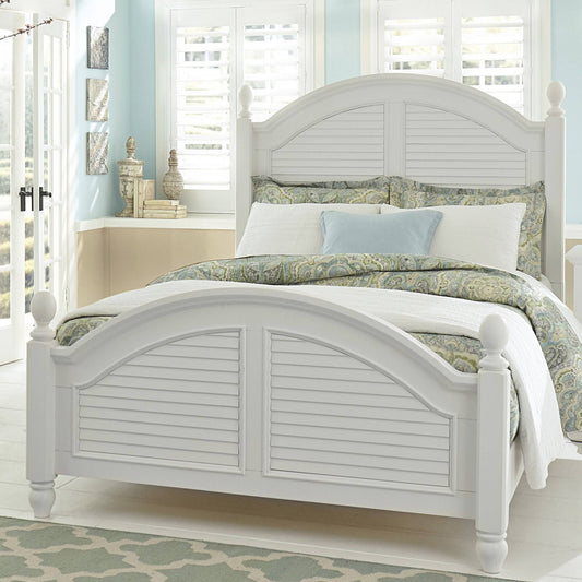 Summer House I Oyster White Queen Panel Bed