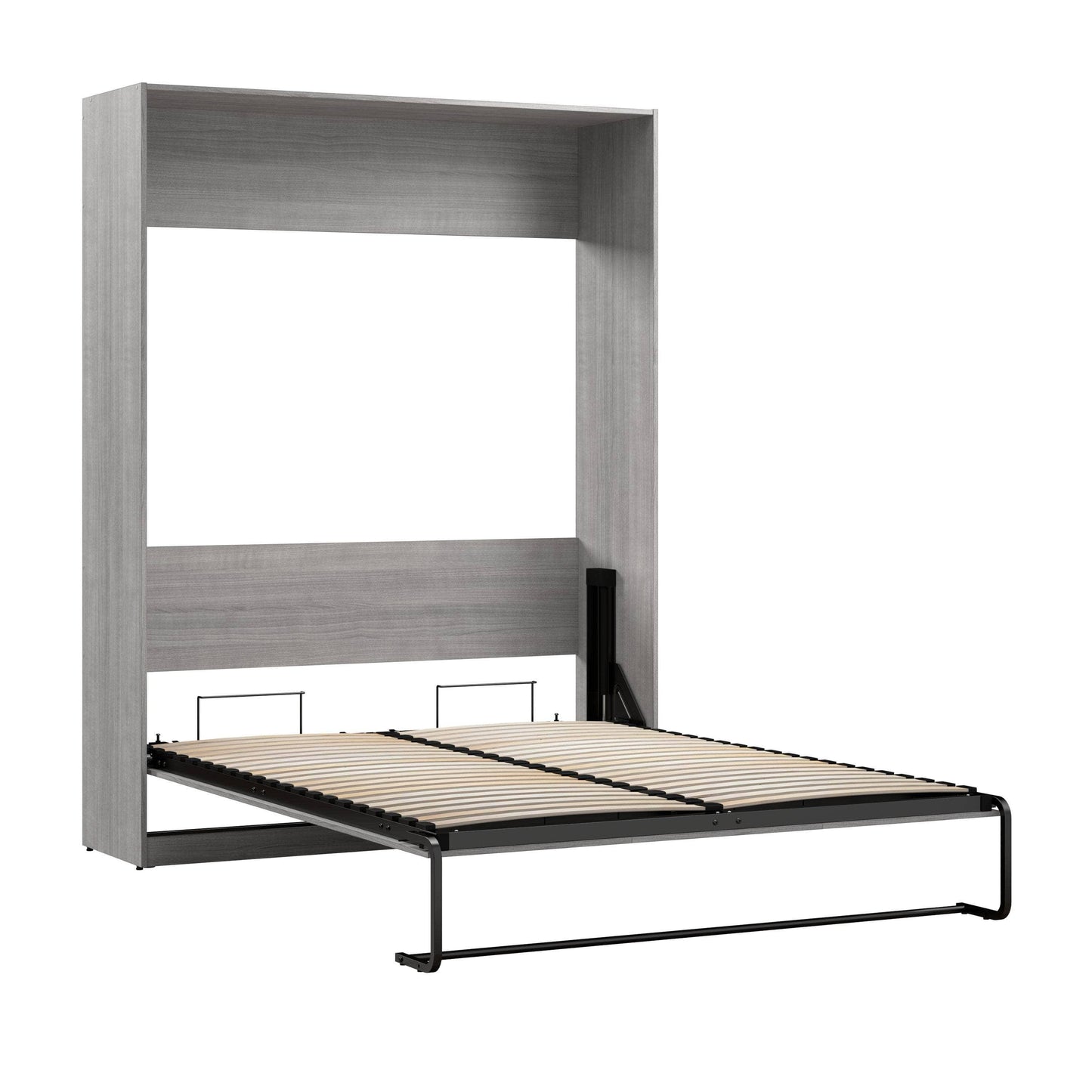 Claremont 65w Queen Murphy Bed In Platinum Gray