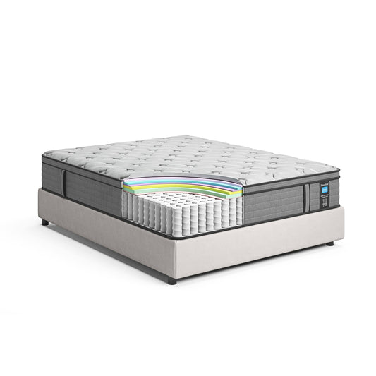 12-Inch Hybrid Medium Euro Top Mattress, Pocket Spring Mattress In A Box - Queen