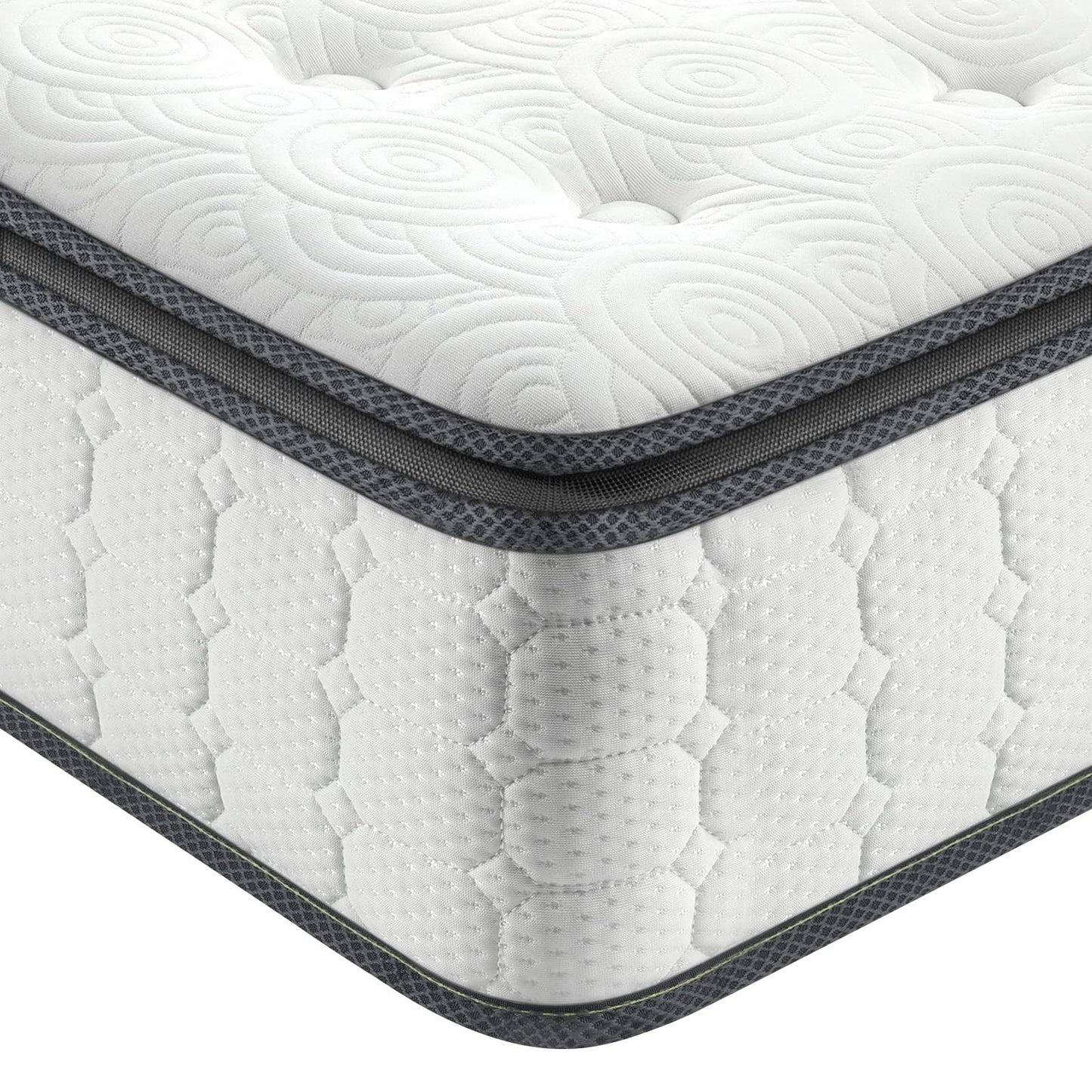 8 Inch Multilayer Hybrid Twin Mattress - Multiple Sizes & Styles Available, Ergonomic Design With Memory Foam And Pock