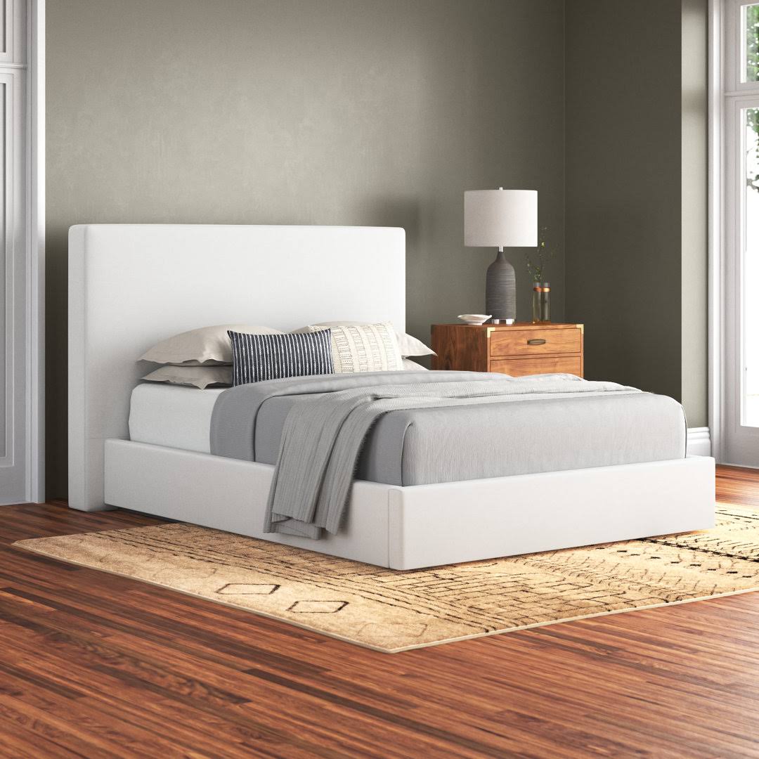 Upholstered Platform Bed Size: King