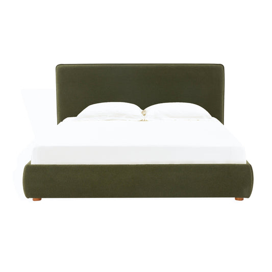 Callahan Linen Bed Ivory - King Size