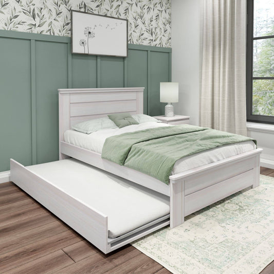 And Lily Farmhouse Full Bed With Panel Headboard - Pecan