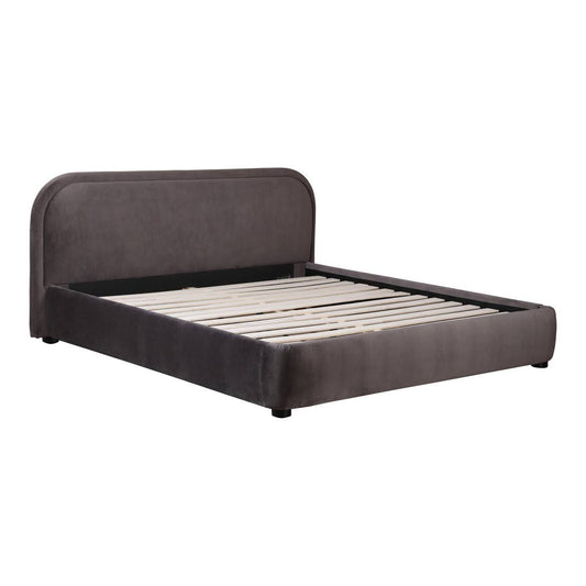 Upholstered Low Profile Platform Bed Size: Queen, Color: Beige