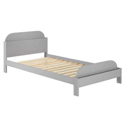 Twin Solid Wood Bookcase Bed Frame