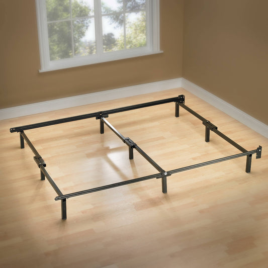 Black California King Metal Compack Bed Frame