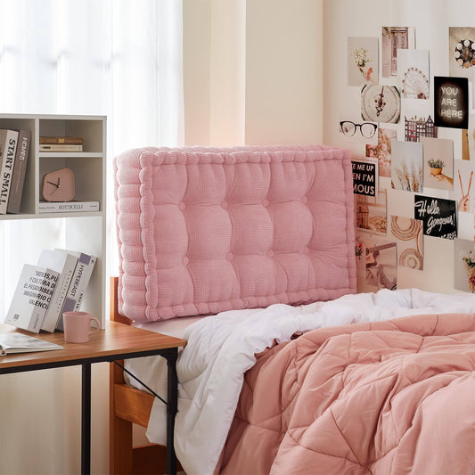 Ultra Thick Tufted College Headboard - Almond Milk