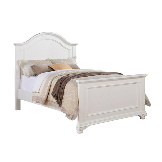 Addison Queen Panel Bed - White