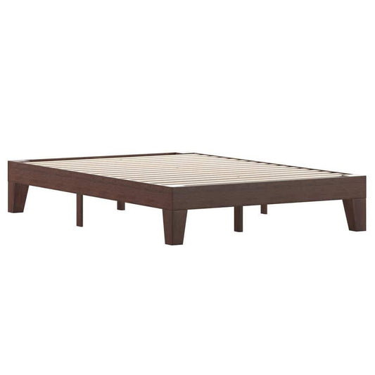 54 In. W Natural Wood Frame Full Platform Bed