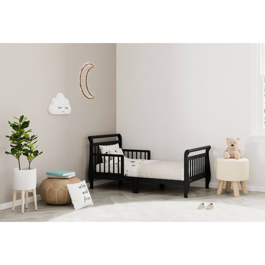 Classic Sleigh Toddler Bed - Black