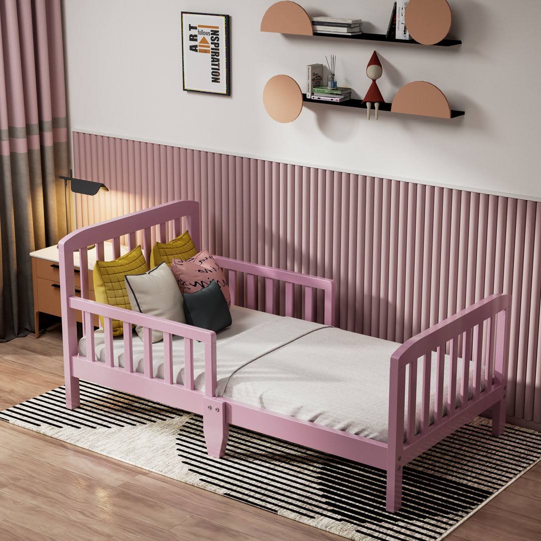 Convertible Toddler Bed  Bed Frame Color: Natural