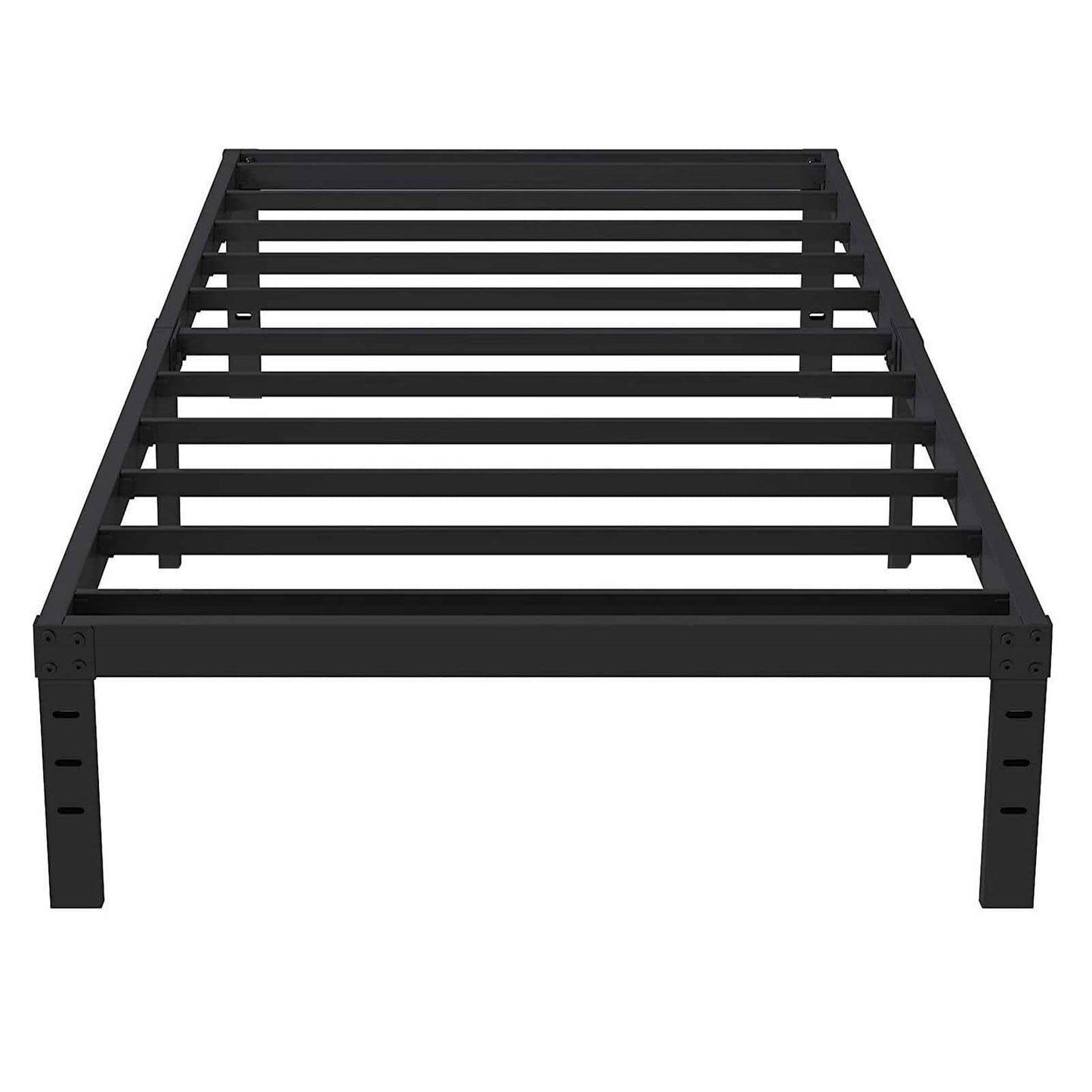 14 Inches High Queen Bed Frame 3500lbs Heavy Duty Steel Slat