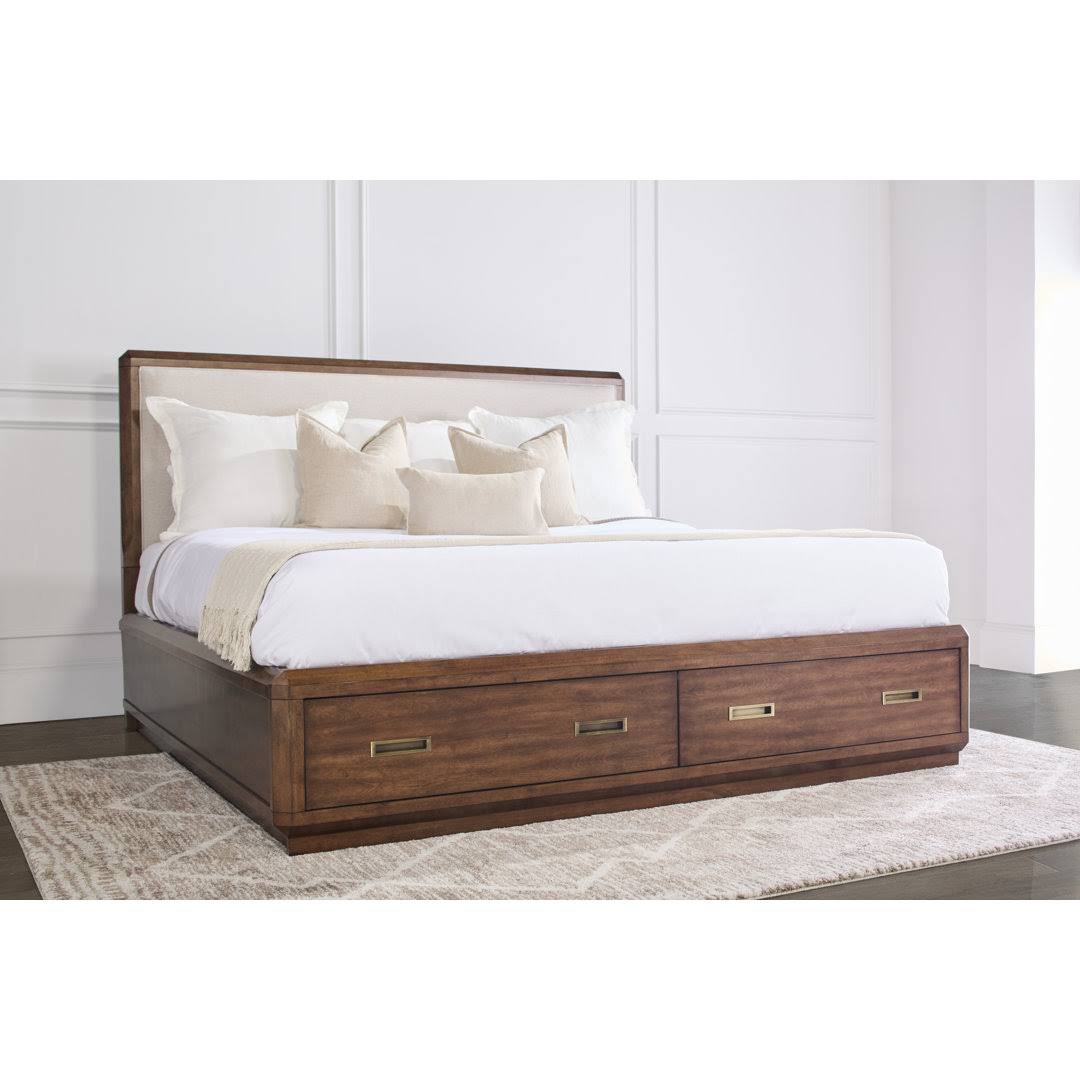 Upholstered Storage Bed  Size: King