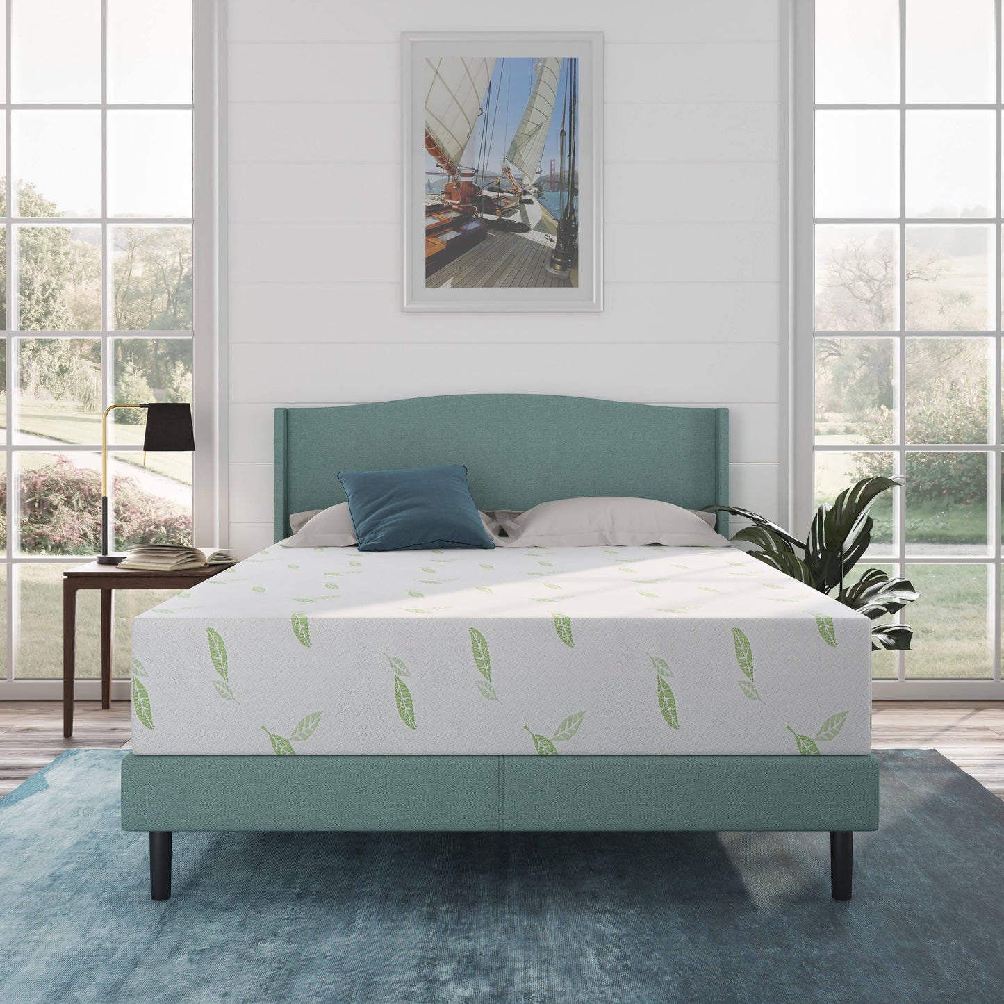 Anula Green Tea Memory Foam Mattress, 6 Twin Xl