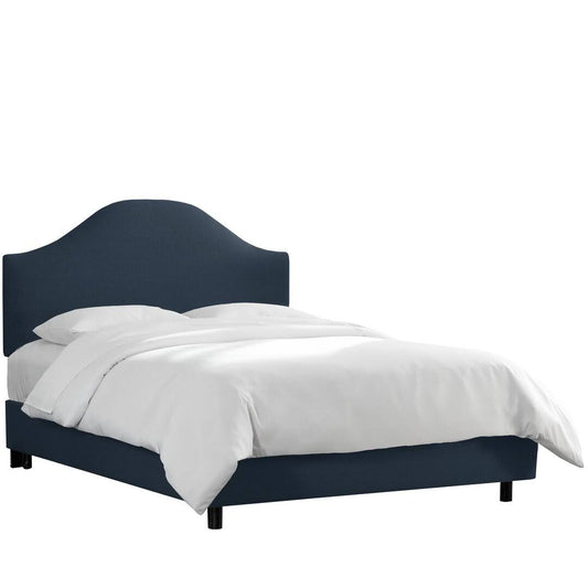 Upholstered Standard Bed Color: Classic Talc Linen, Size: Queen