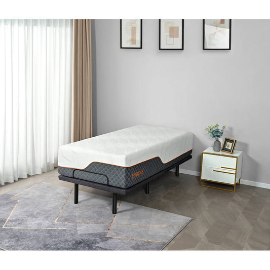 14 Inch Hybrid Memory Foam Mattress For Adjustable Bed - Twin Xl