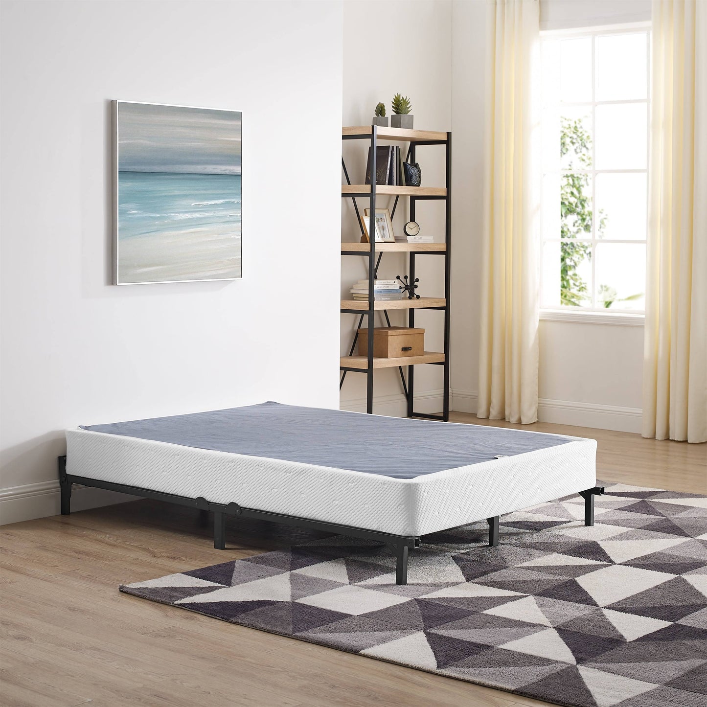 7.5 Quad-Fold Metal Box Spring, Full