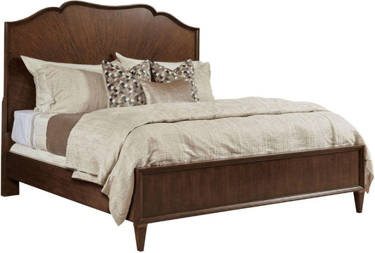 Vantage Warm Brown Carlisle King Panel Bed