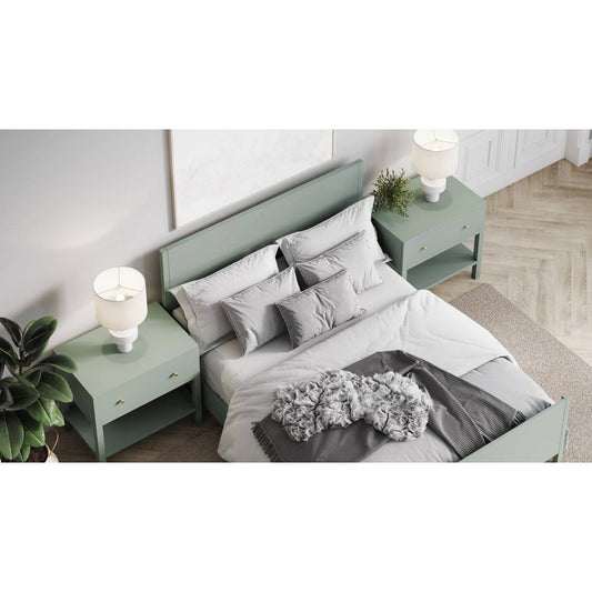 Bed Queen Joss & Main Color: Green