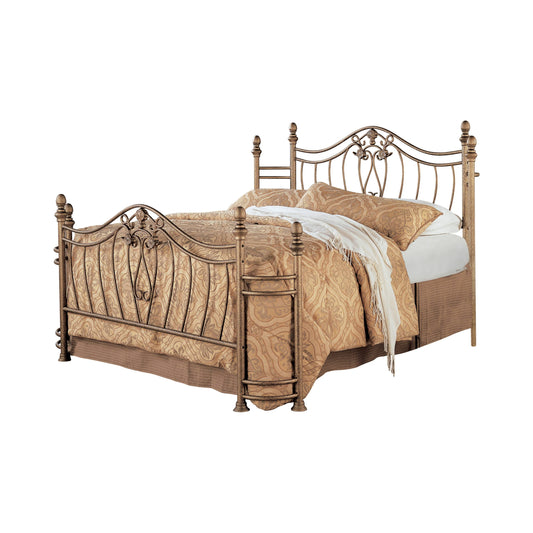 Sydney Antique Brushed Gold Eastern King Bed