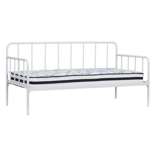 Black Twin Metal Day Bed With Platform