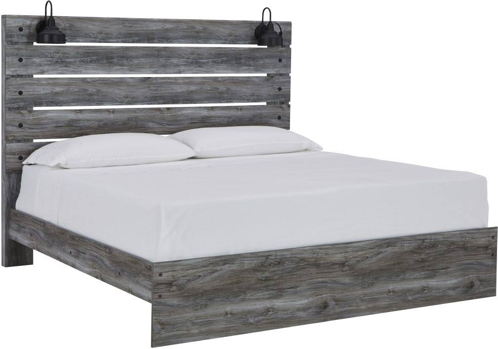 Baystorm King Panel Headboard Gray