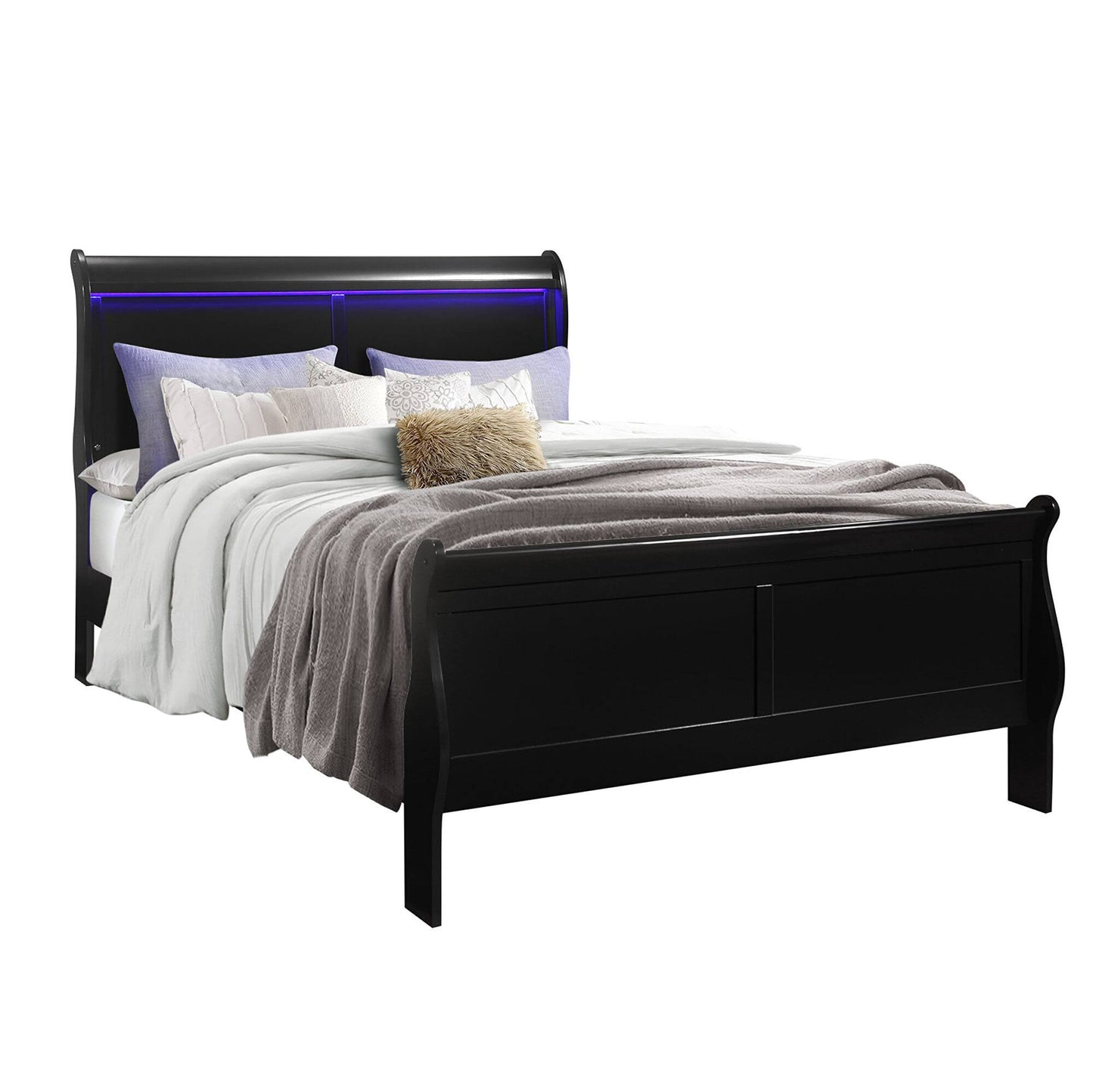 Charlie White Twin Bed