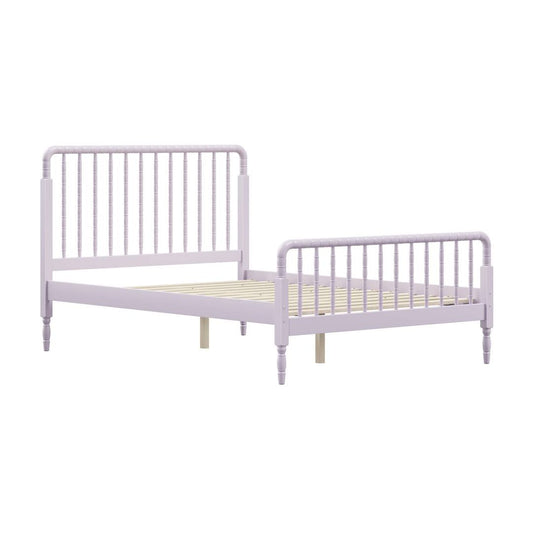 White Twin Spindle Bed