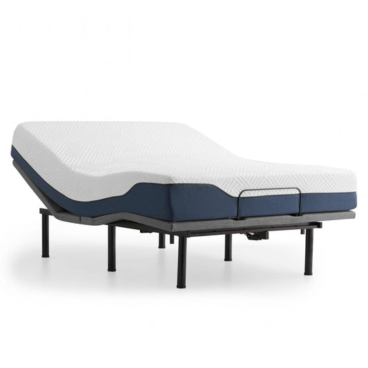 Comfort Collection 12-Inch Gel And Aloe Vera Hybrid Mattress And Deluxe Adjustable Bed Set - Full