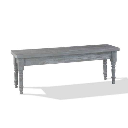 Valerie Solid Wood Dining Bench - Rustic Walnut